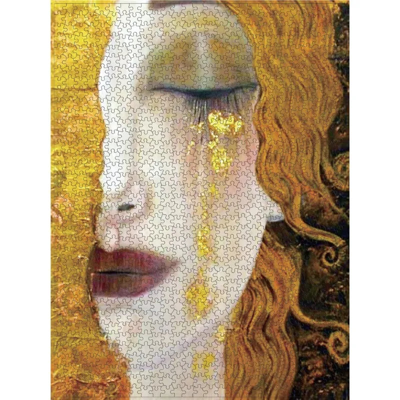 45*32cm Paper Jigsaw Puzzle 350PCS Golden Tears Klimt Zilberman Adult Stress Relief Children Educational Entertainment Christmas