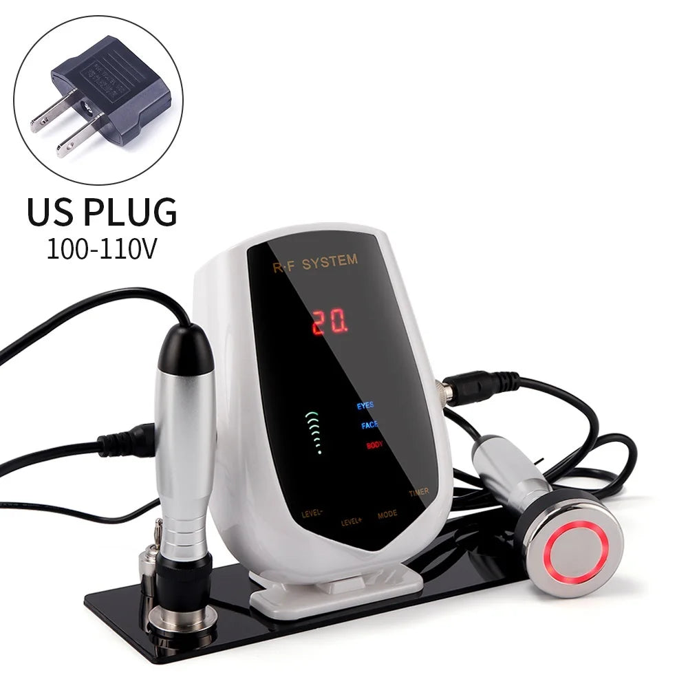 5MHz Radio Frequency RF Lifting Machine RF Facial Device Face Body Eye Tripolar RF Machine Skin Tightening Remove Neck Wrinkle