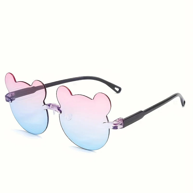 6 Pairs of Round Heart-shaped Unisex Cute Glasses Party and Dance Trendy Decorative Glasses A Great Gift