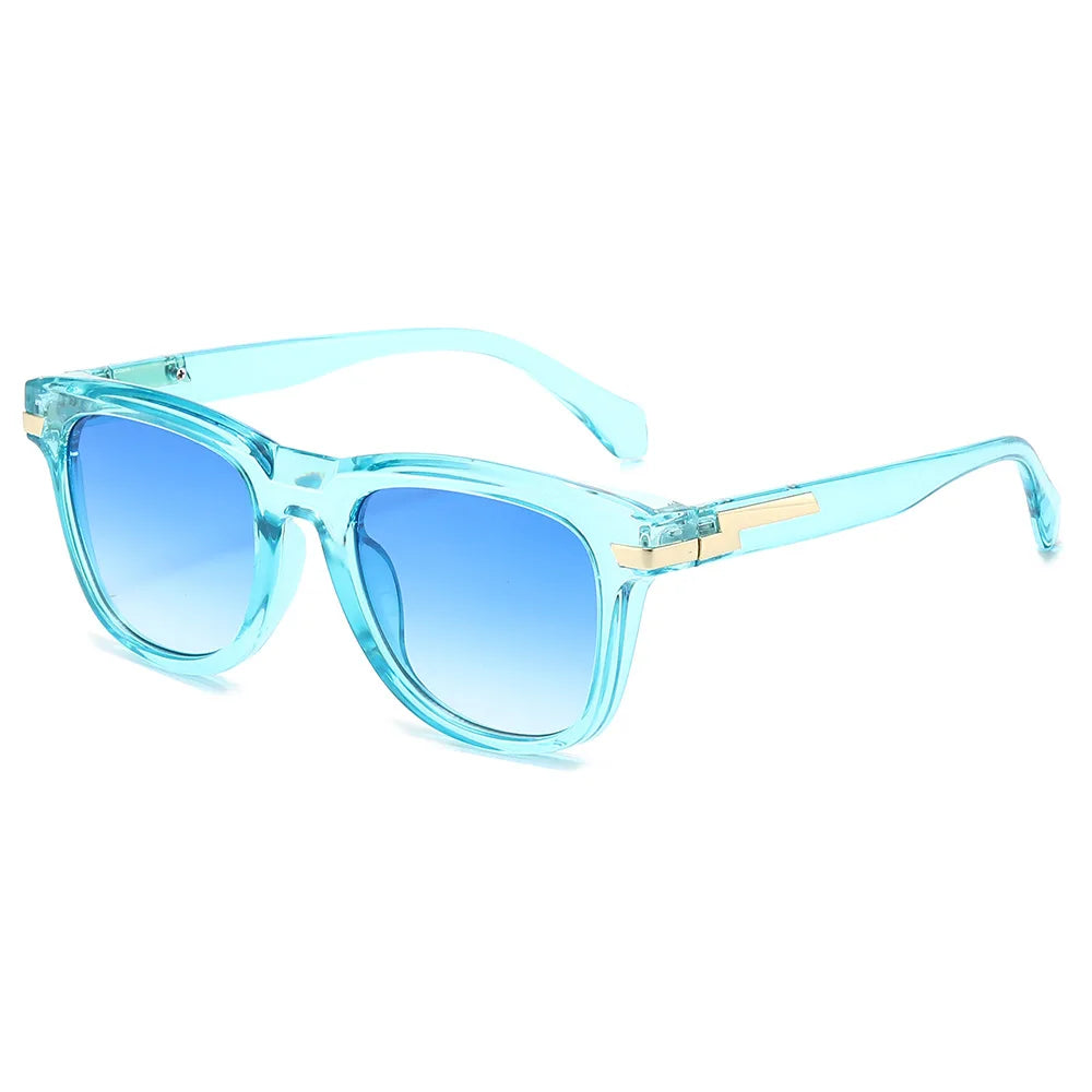JNPCXI New Ins Popular Fashion Square Men Sunglasses Retro Brand Designer Gradient Shades UV400 Women Punk Trending Sun Glasses