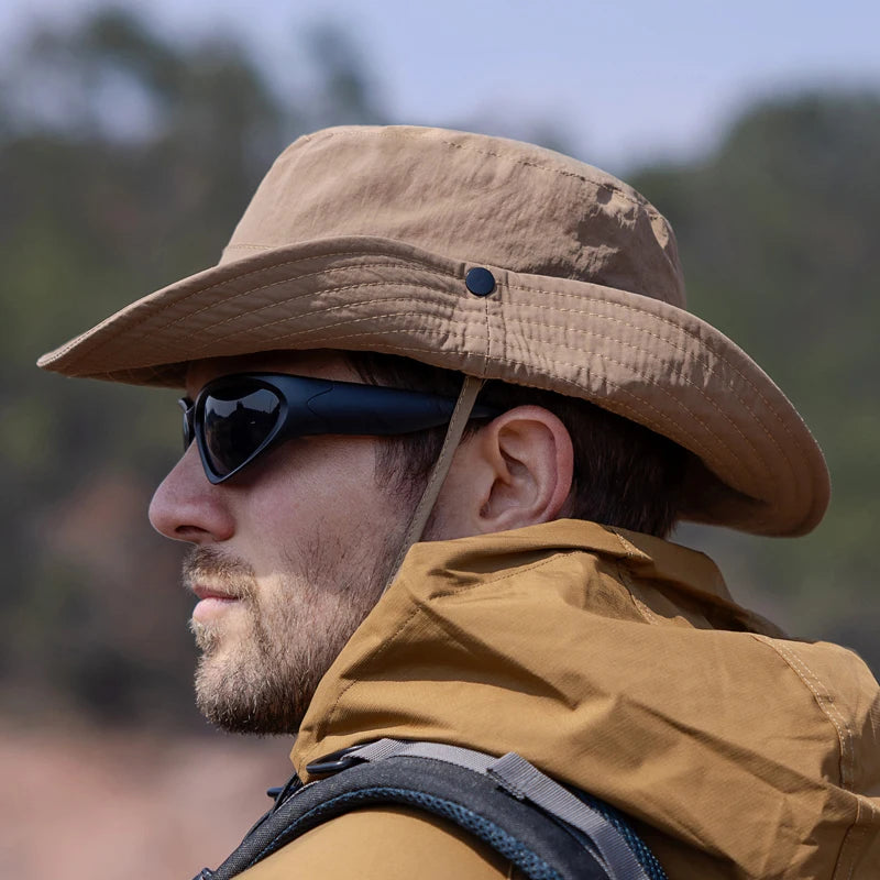Xinbaoguan 100% Nylon 9255 Spring/Summer Big Eaves Sun Cap Men's Sun Cap Waterproof Quick Drying Fisherman's Hat