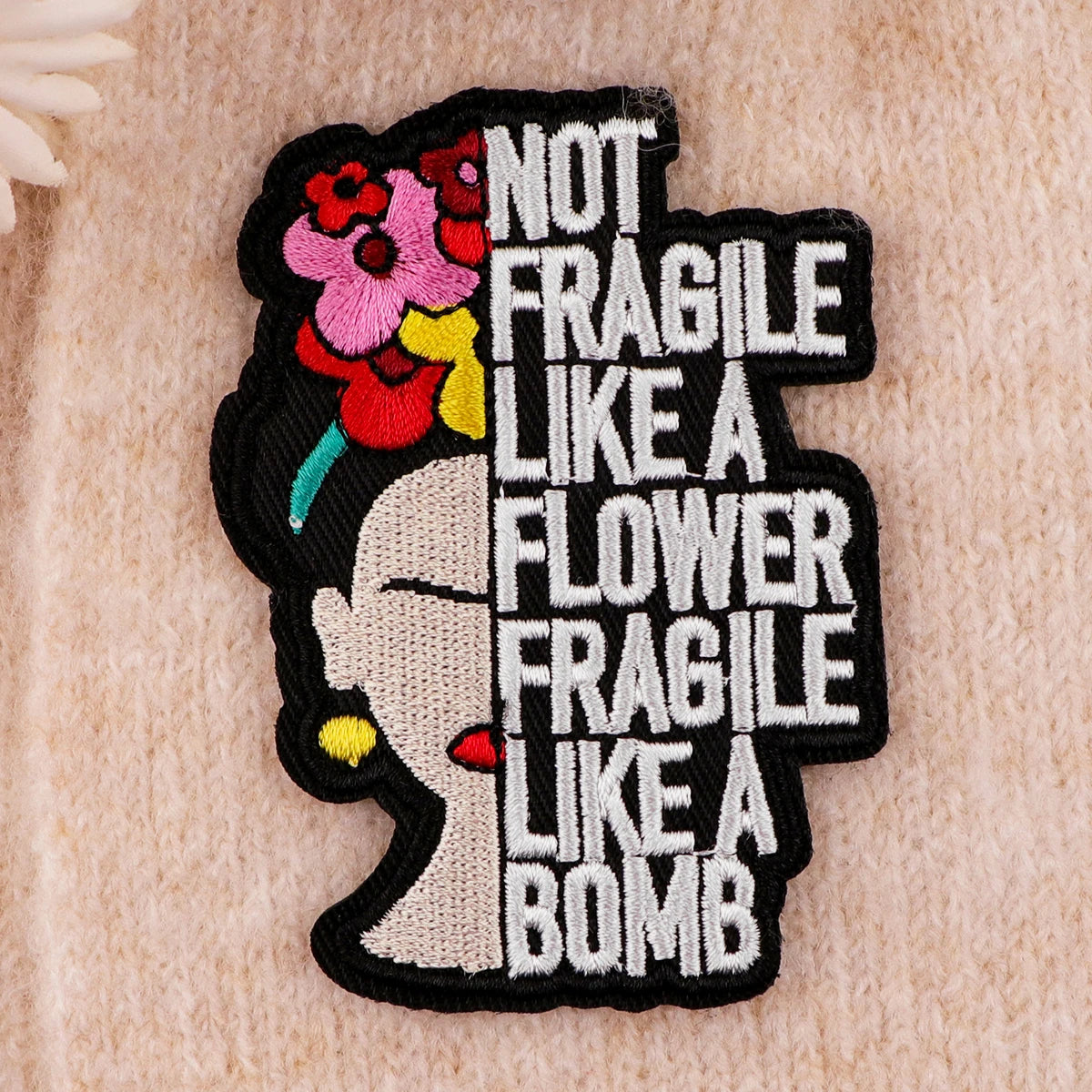 Women Power Embroidery Patch Quotes Iron On Patches For Clothing Thermoadhesive Patches On Clothes DIY Sew Badges