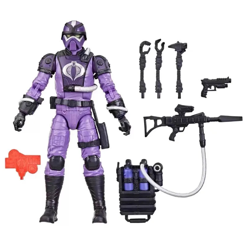 Original Hasbro G.I. Joe Classified Series 117 Cobra Techno Viper Action Figure Collection Toys Model