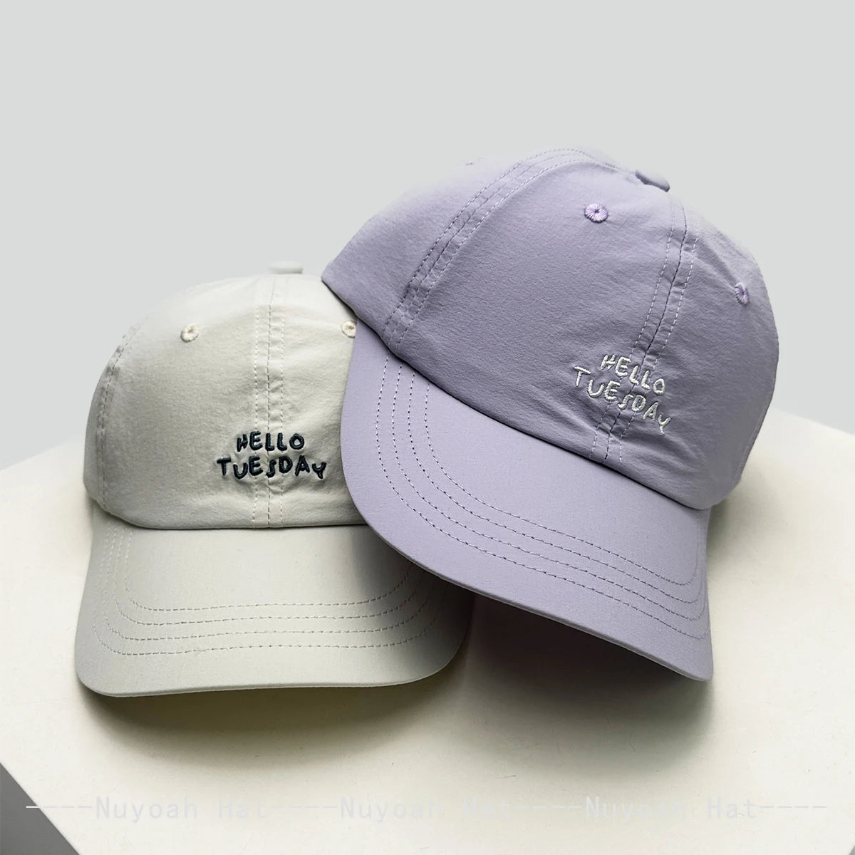 New Men Women Quick-dry Simple Embroidered Letters Baseball Hats Sunshade Elastic Versatile Travel Peaked Caps Fashion Casual