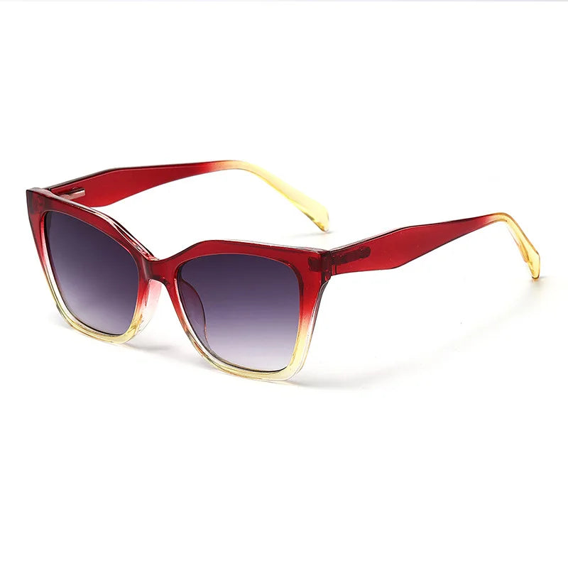 JNPCXI Fashion Cat Eye Sunglasses Women Vintage Square Punk Sun Glasses for Ladies Shades Retro Eyewear UV400