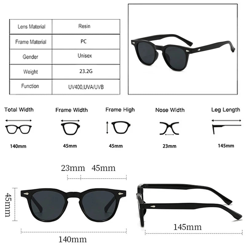 JNPCXI New Fashion Square Rivets Women Candy Color Green Yellow Shades UV400 Sunglasses Retro Men Clear Lens Frame