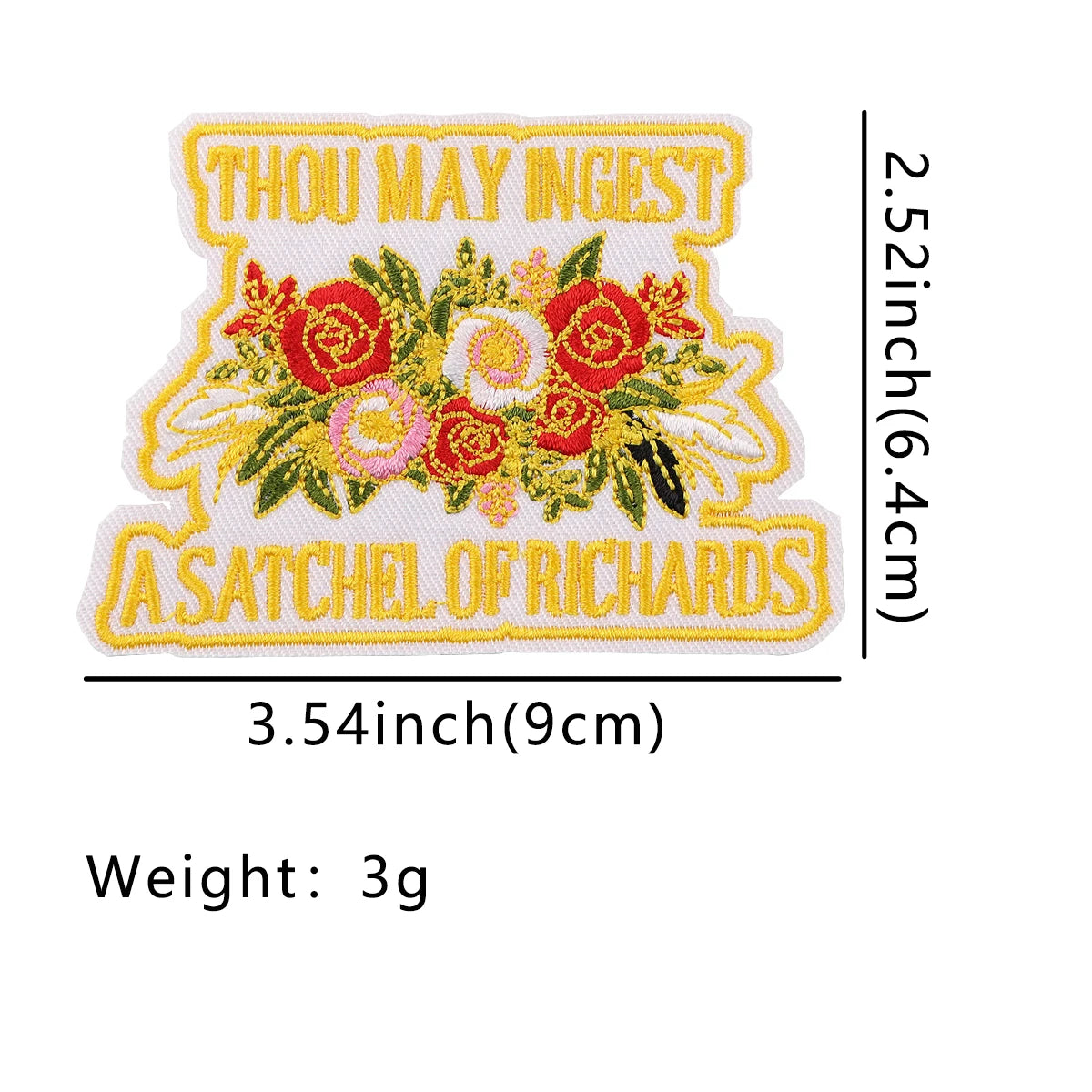 EW PEOPLE Patch Letters Embroidery Patch Iron On Patches For Clothing Thermoadhesive Patches On Clothes DIY Sew Badges