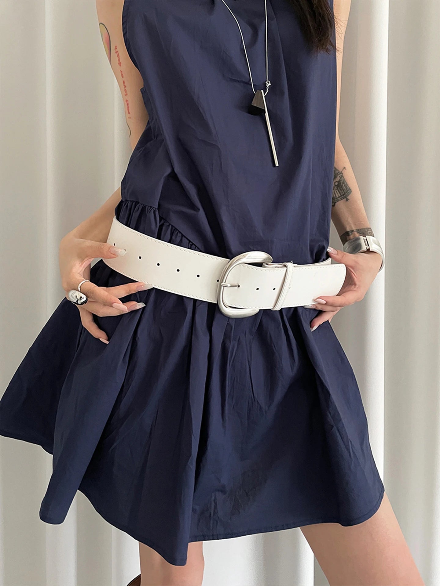 High-End Wide Belt For Women Minimalist White Waist Cincher With Belt Decoration For 2025 New Arrivals