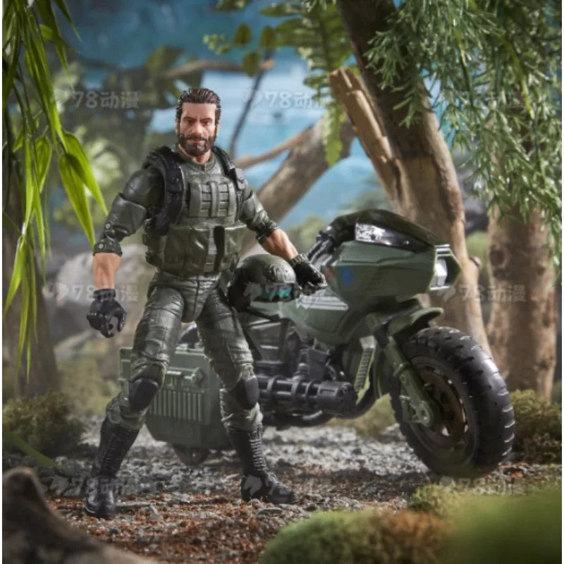 Original Hasbro G.I. Joe Classified Series Alvin “Breaker” Kinney with RAM Cycle Anime Figures Toys Models Collection