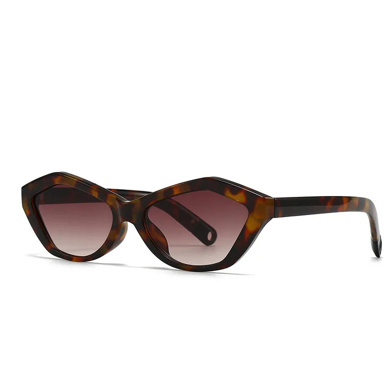 JNPCXI New Cat Eye Sunglasses Women Uv400 Female Green Blue Retro Sun Glasses for Men Decoration Ladies Gift