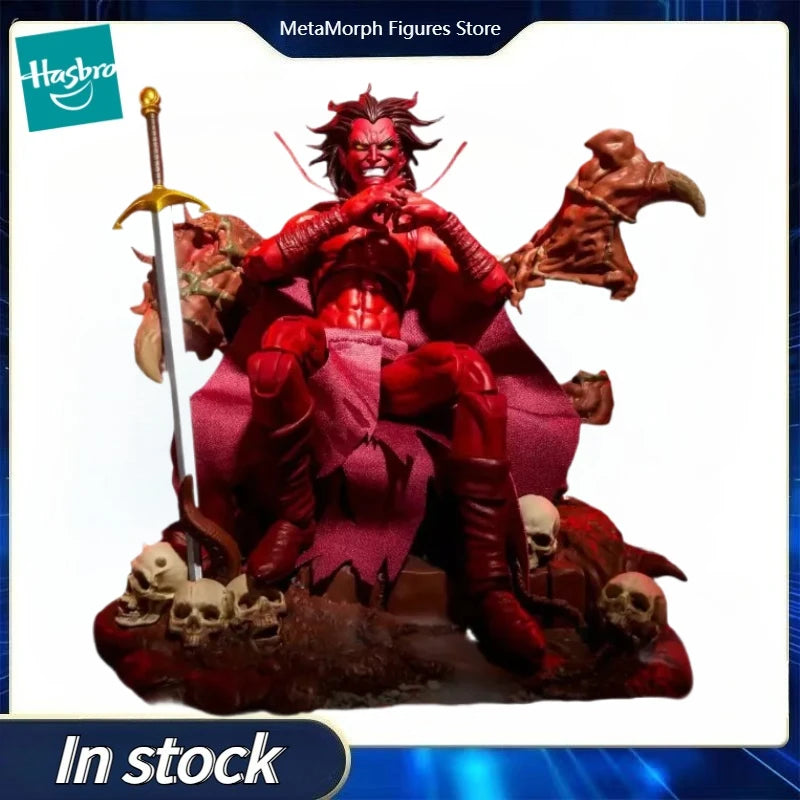 Original Hasbro Marvel Legends Series Mephisto Hell Throne Set ML Anime Figure Toy Collection Model