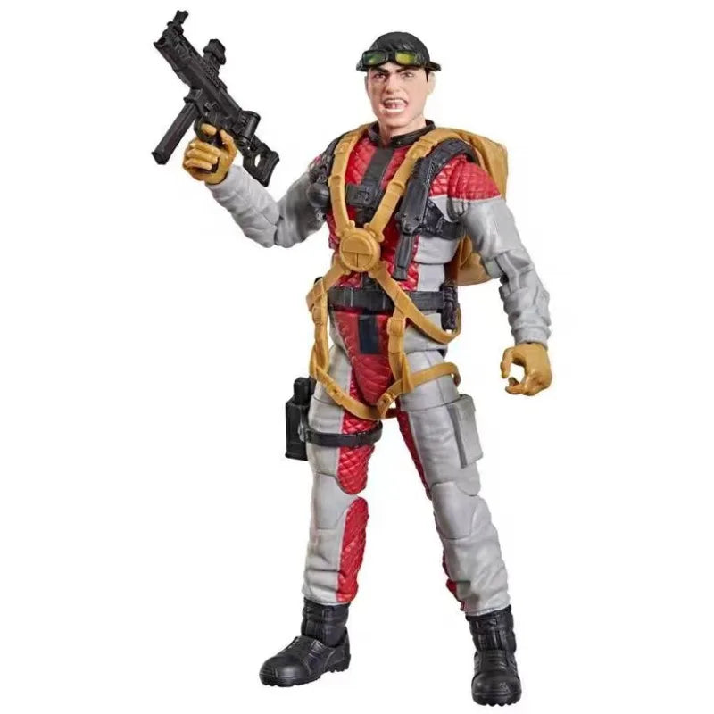 Original Hasbro G.I. Joe Classified Series Rafael 'Zap' Melendez/David 'Crazylegs' Thomas/Crimson Guard Anime Fiqure Model Toy