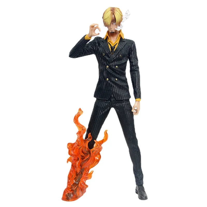 12.6" One Piece Anime Sanji Action Figure Vinsmoke Sanji Figma PVC Model Statue