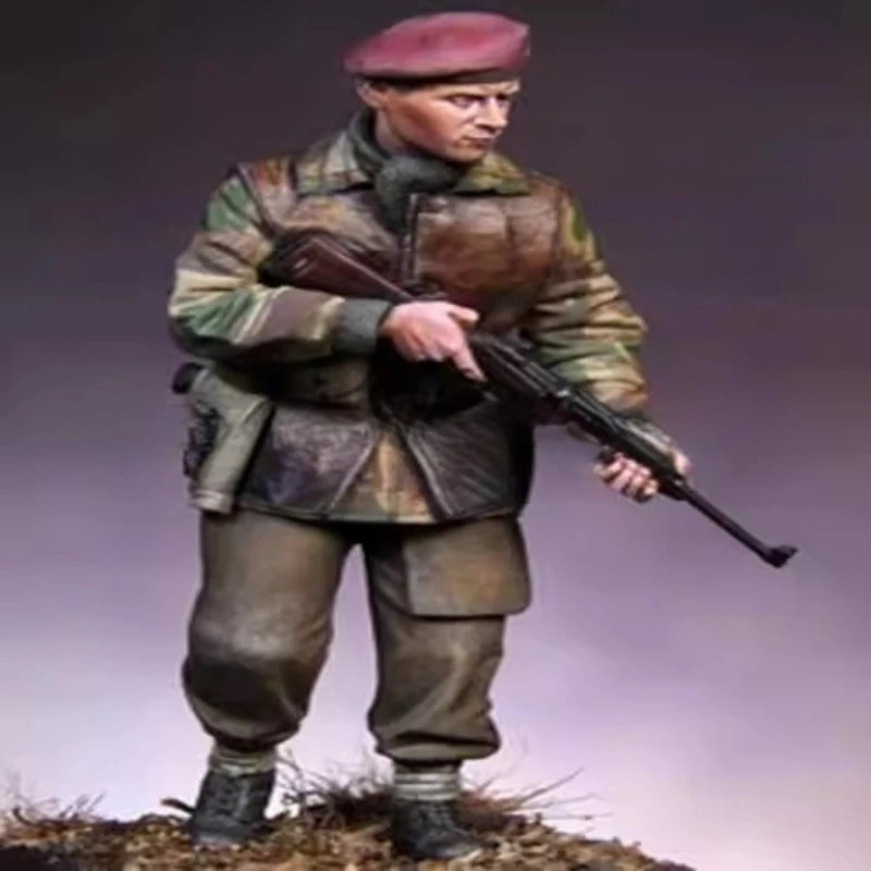 1/16 Casting Resin Model Grey Kit UK Assault Team Model Requires Assembly Unpainted