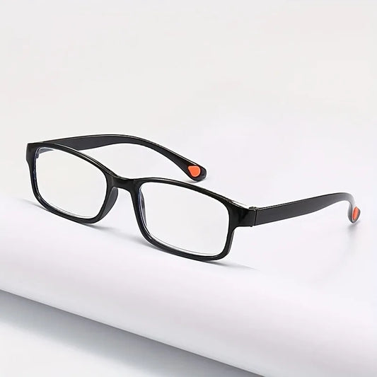 Retro 100-400  Adjustable Glasses for Middle-Aged and Elderly Men and Women, Durable PC Material, Comfortable Decorative Glasses
