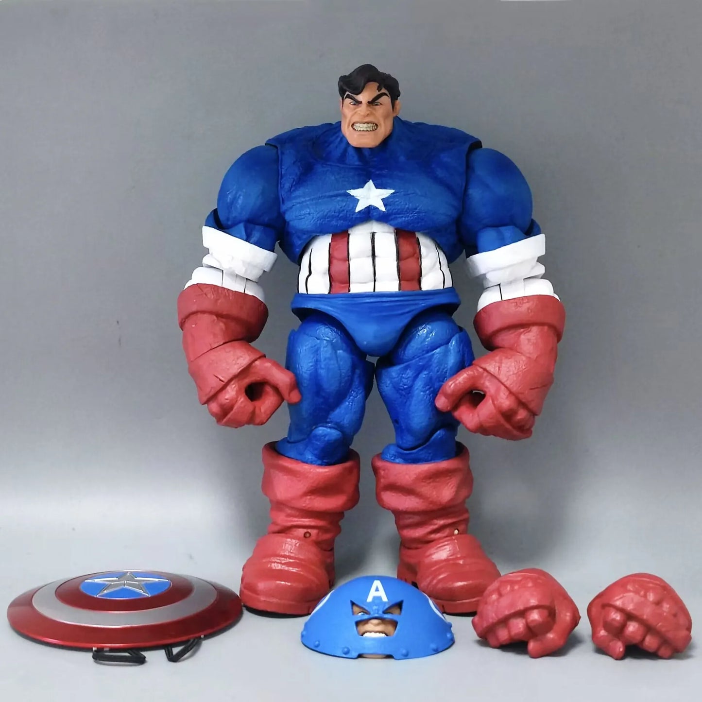 Marvel Select DST Juggernaut Prison Outfit Captain America Colossus Custom 9" Loose Action Figure
