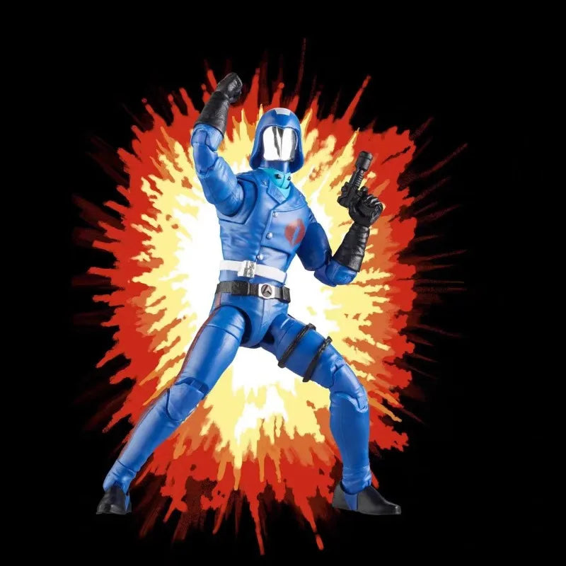 Original Hasbro G.I. Joe Classified Series Retro Cardback Cobra Commander Action Figure Collection Toys Ornaments