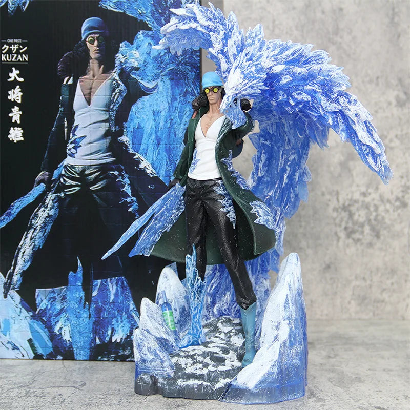 15.4" One Piece Kuzan Standing Position Big Player Anime Figure Model Collection