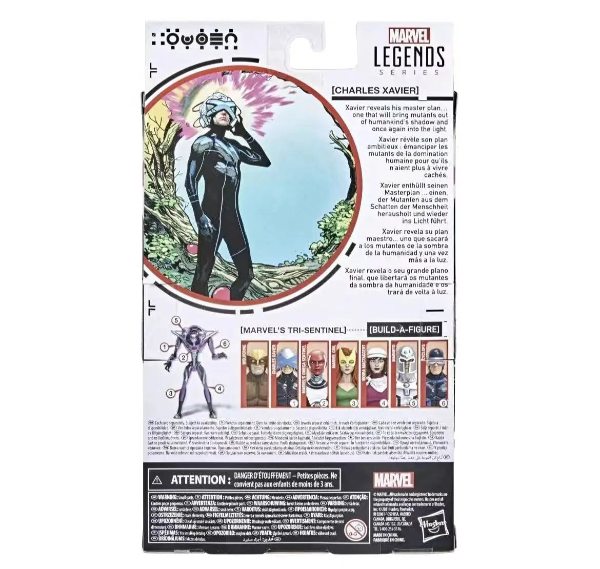 Original Hasbro Marvel Legends Series X-MEN MARVEL'S TRI-SENTINEL Anime Figure Toys Collection Ornaments