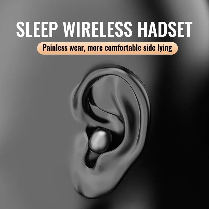 VIVO mini Invisible Sleep Headphones Wireless Bluetooth 5.3 Earbuds Noise Canceling Long Lasting with HIFI Bass Quality Sound