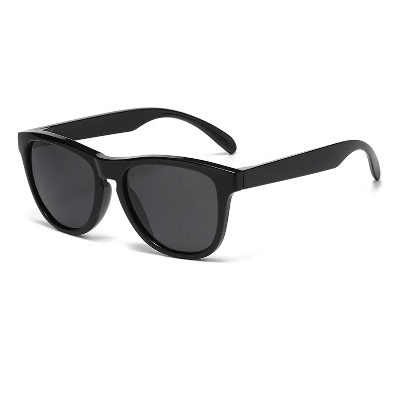JNPCXI New Retro Polarized Men Square Sunglasses Shades Fashion Trending Gradient Blue Black Mirror Women Travel Sun Glasses