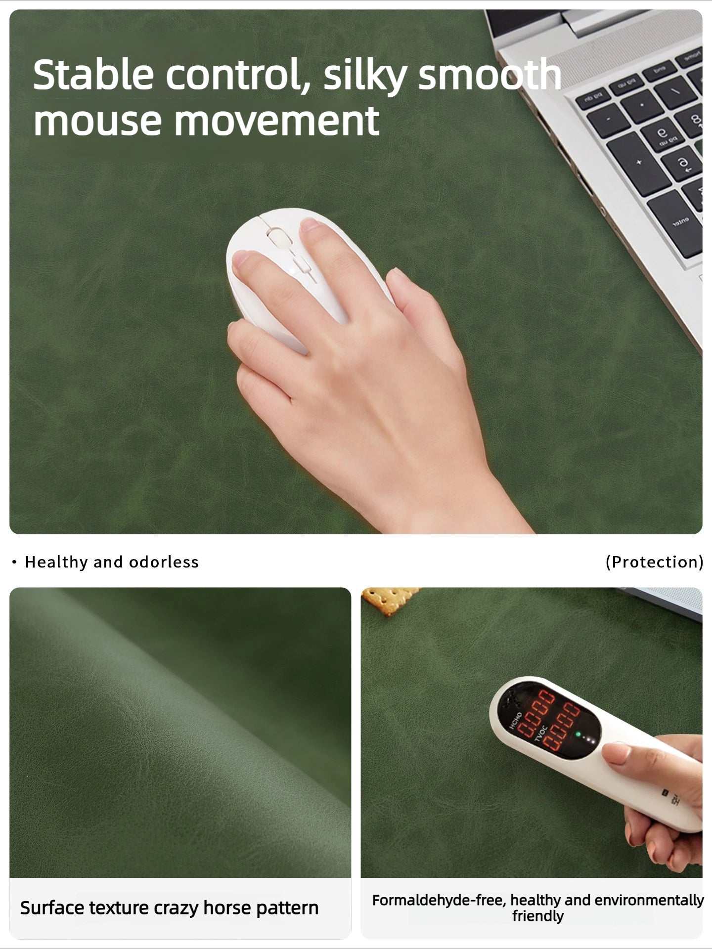 Folding Elbow Guard Wrist Guard PU Office Desk Mat Big Mouse Pad Laptop Computer Desk Pad Gaming Mousepad Table Mat Cushion