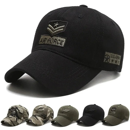 Four Seasons Air Force Hats, Outdoor Sunhats Camouflage, Men's Baseball Caps