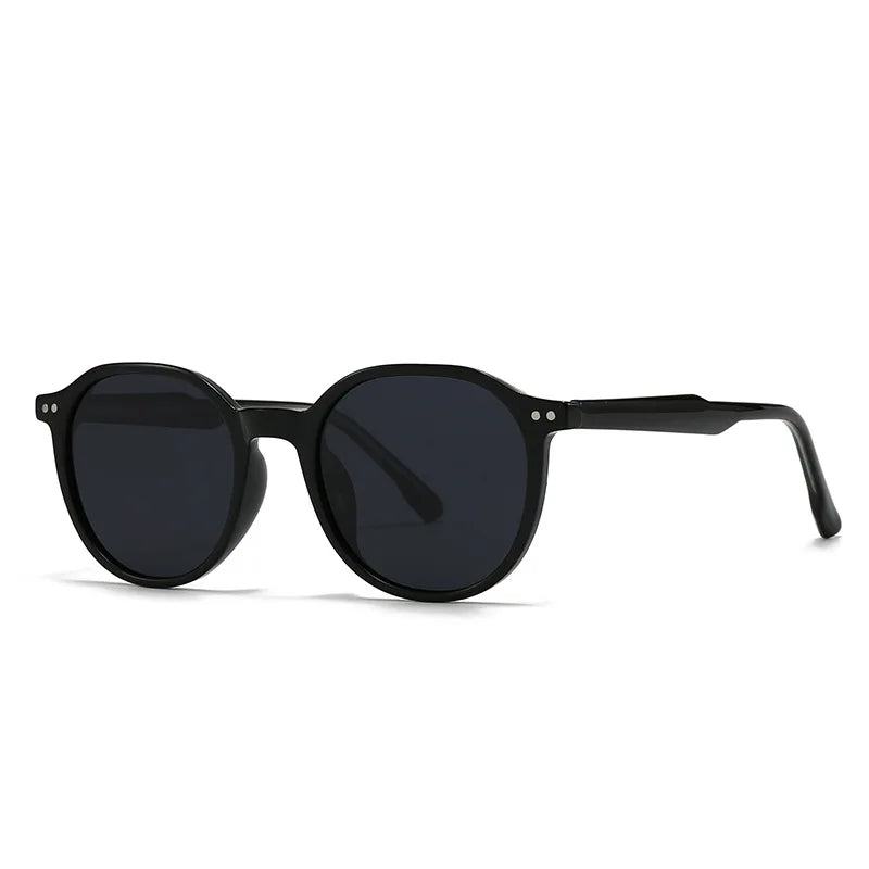 JNPCXI New Retro Round Women Luxury Sunglasses Fashion Rivets Men Sun Glasses Shades UV400