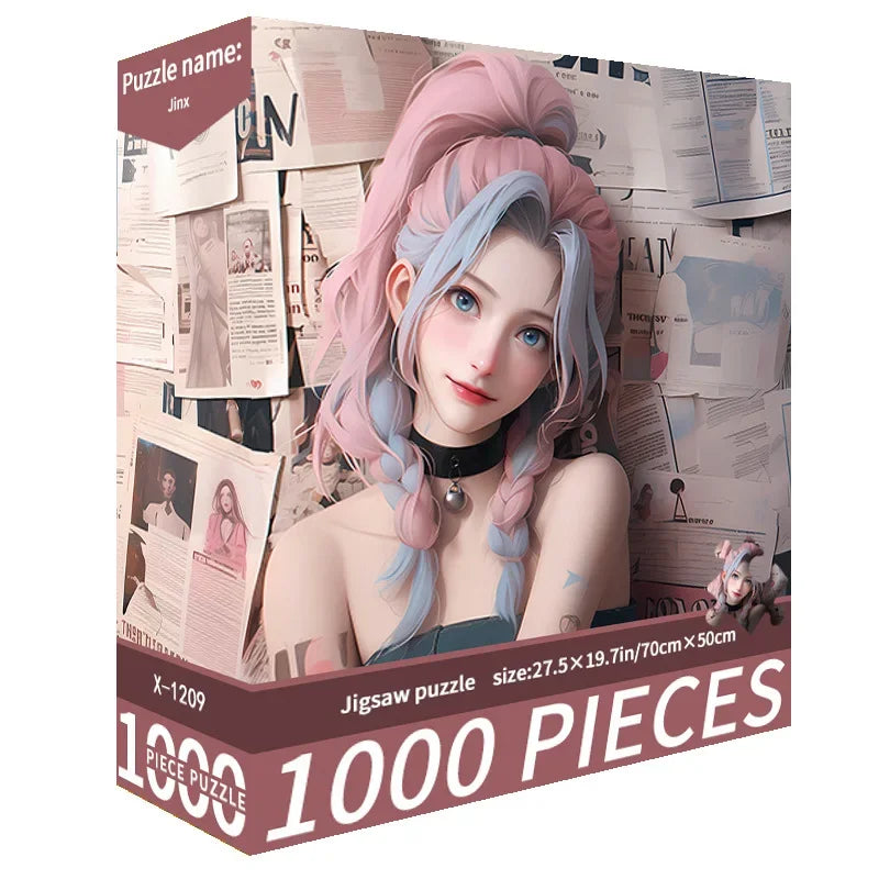 70*50CM 1000 Piece Puzzle for Adults Challenging Decompression Creative Home Decoration Gift All Special Occasions