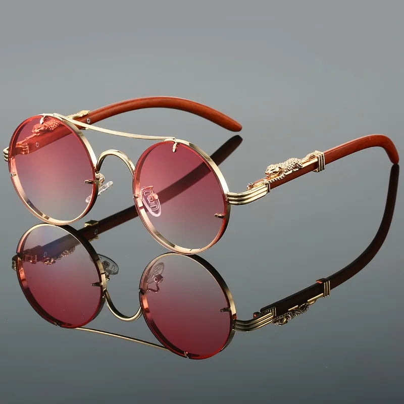 Retro Unisex Fashion Glasses - Retro Metal and Acetate Fiber Frame, Full Frame Square Design with Decorative Elements