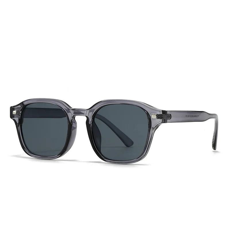 JNPCXI New Square Sunglasses Women Fashion Green Leopard Gradient Shades UV400 Retro Men Sun Glasses