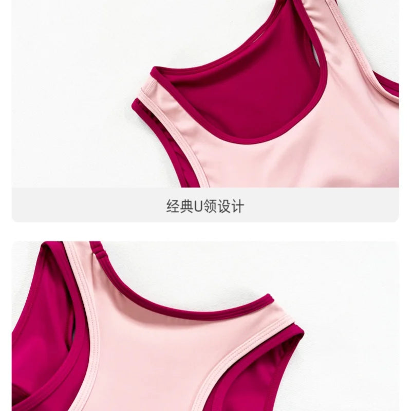 New design of women's yoga fitness tops, sports bras and fashionable yoga sports vests