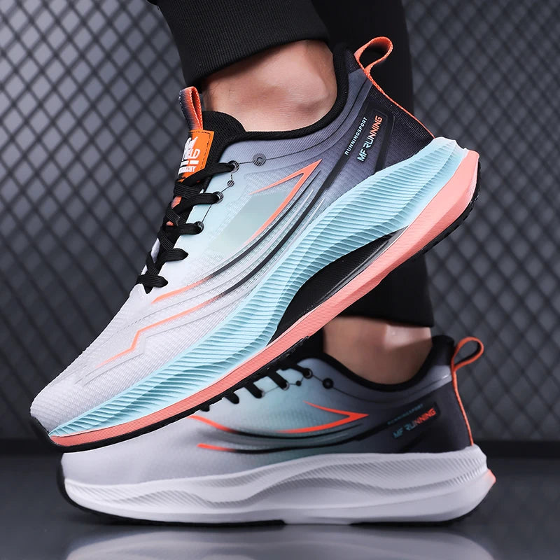 Running Shoes Carbon Board Speciality Marathon Men Sports Breathable Lightweight Women's Comfortable Athletic Nonskid Sneakers