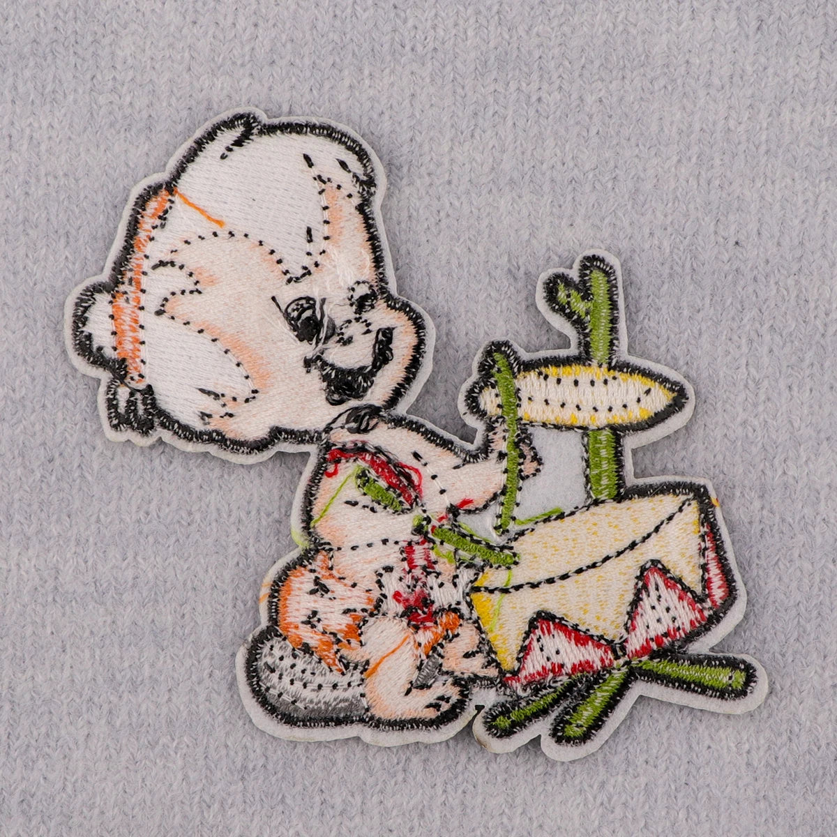 Cartoon Character Iron On Patch Clothes Patch For Clothing Music Embroidered Patch Garment Apparel Accessories Sewing Stickers