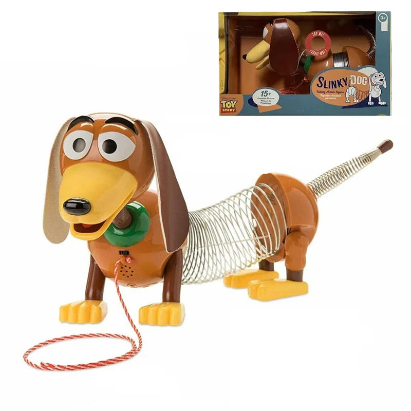 Original Disney Pixar Toy Story 4 Talking Stretch Slinky Dog Action Figures