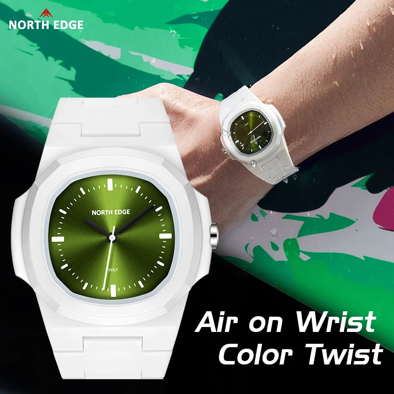 NORTH EDGE VOLT Smart Digital Men Sports Watch Waterproof 50M Lite Square Watch