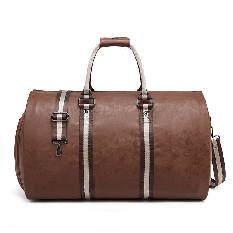 SWISS MILITARY XL Capacity Leather Bag Multifunction Lugage AntiWater Travel Bag