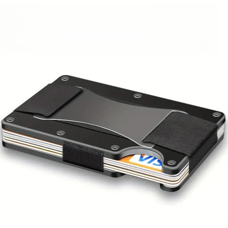 Slim RFID Pop-Up Aluminum Card Holder Wallet Men Women Travel Credit ID Case