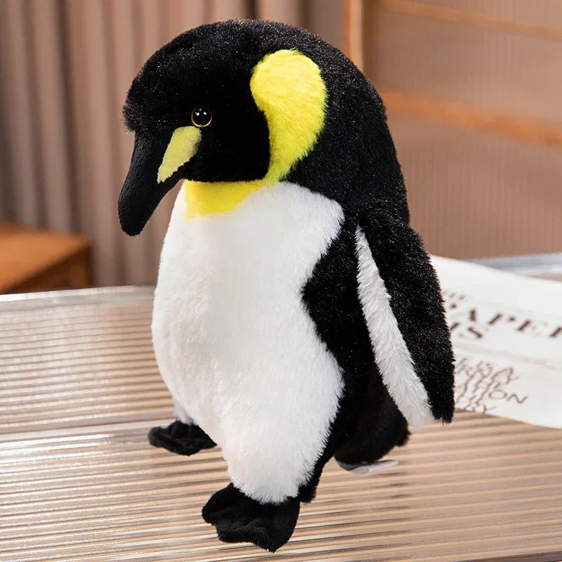 Cute Fluffy Simulation Plush Toy Kawaii Penguin Peluche Real Life Animal Doll Home Decoration Children Kids Birthday Gifts