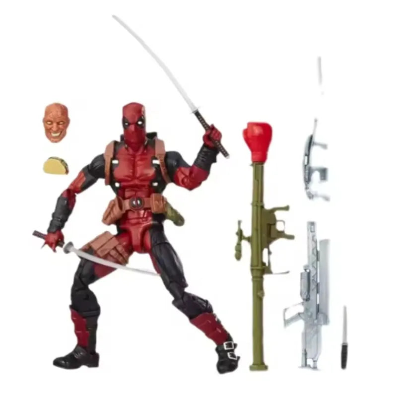 Original Hasbro Marvel Legends Series X-Men Deadpool Anime Figure Toy Collection Model