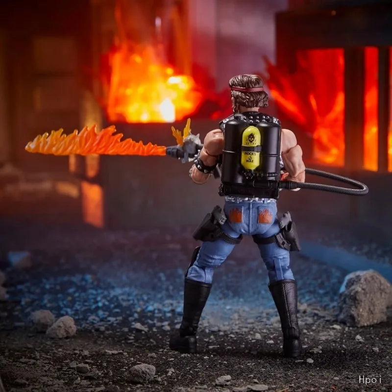 Original Hasbro G.I. Joe Classified Series 123 Cobra Dreadnok Torch Action Figure Toy Ornaments Model