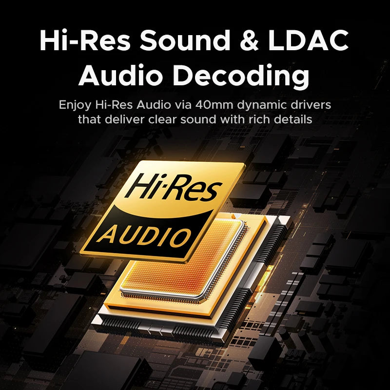 UGREEN Studio Pro Hybrid Active Noise Cancelling Headphones 48dB ANC  APP Hi-Res LDAC Sound Bluetooth Earphones Headset