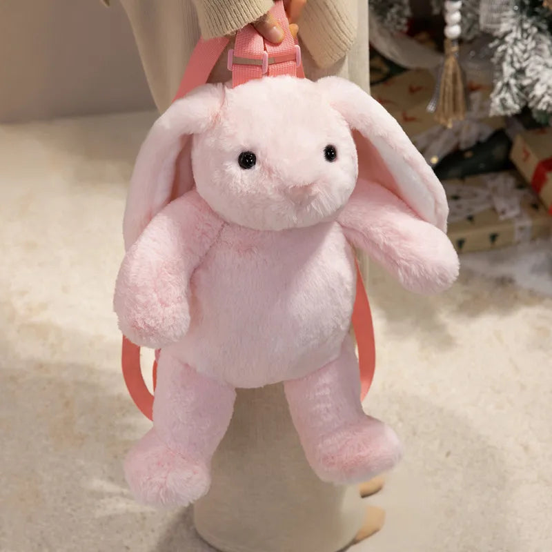 1Pc 40CM Lovely Plush Sloth Alpaca Lemur Elephant Plush Backpack Toy Cute Animal Shoulders Bag Lions Rabbit Giraffe Nice Gift