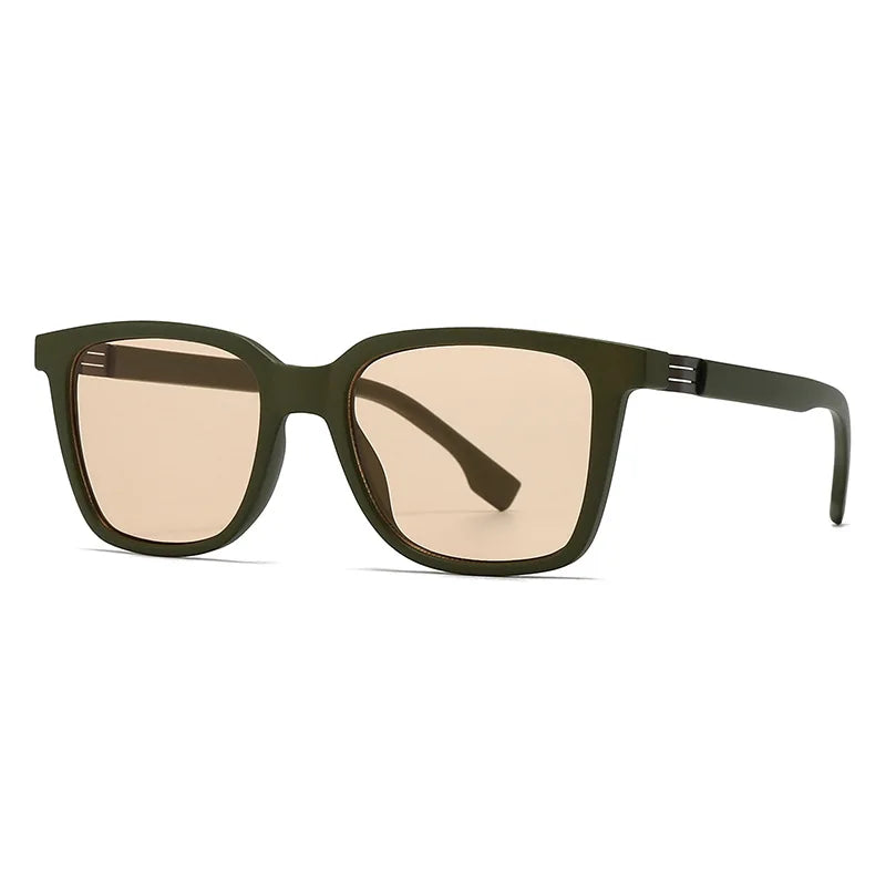 JNPCXI Vintage Square Women Luxury Sunglasses Fashion Rivets Gray Champagne Shades UV400 Men Trending Punk Sun Glasses