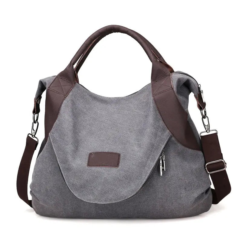Women Shoulder Bag Large Handbag Canvas Travel Bags Crossbody Vacation Bag