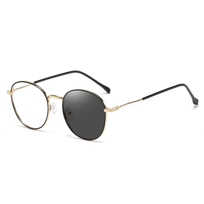 Photochromic Anti Radiation Glasses Women Man Anti Blue Ray Computer Eyeglasses 2 in 1 Eyeglasses Anti UV400