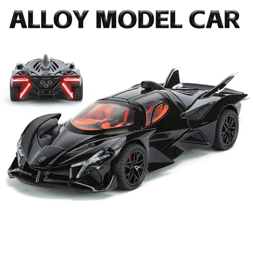 1/32 Apollo EVO Alloy Sports Car Model Metal Diecasts Simulated Interior Design Door Can Opend Vehicles Models Kids Gifts Series
