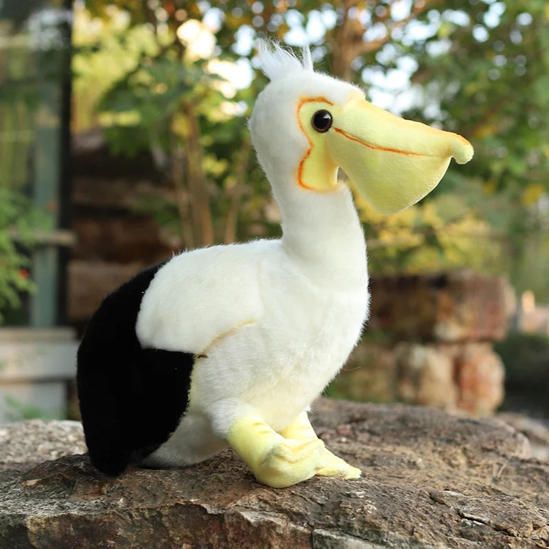 Simulation Stuffed Animal Cute Birds Parrots Toucan Eagle Peacock  Pigeon Plushies Toys Educational Gift