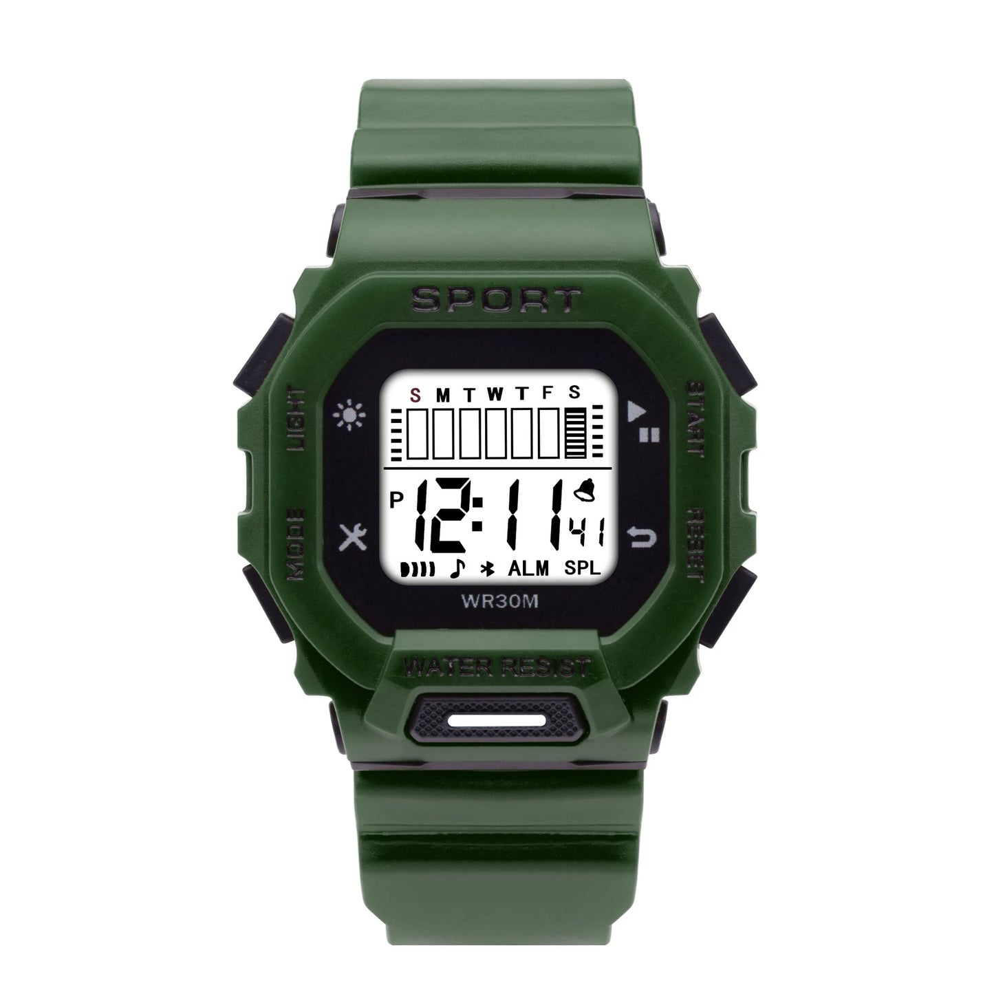 Men's Sports Watch Waterproof LED Digital Multifunctional Electronic Watch