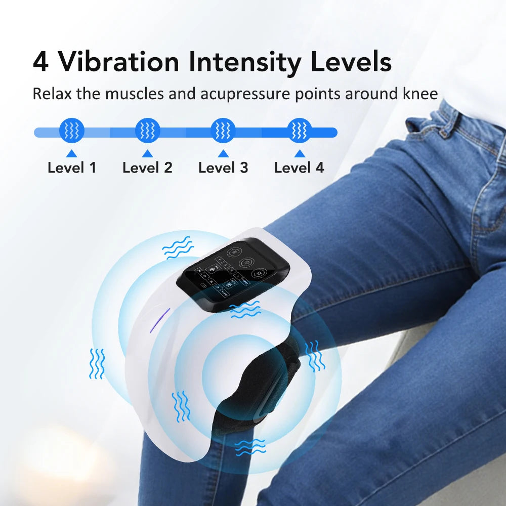1/2pcs Thermal Knee Protector for 3in1 Elbow Shoulder Vibration Infrared Knee Massage Device Hot Compress Knee Support Brace New